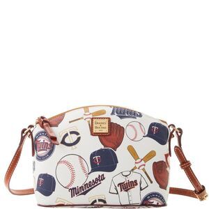 Dooney & Bourke MLB Minnesota Twins Suki Crossbody Med Wristlet - TWINS